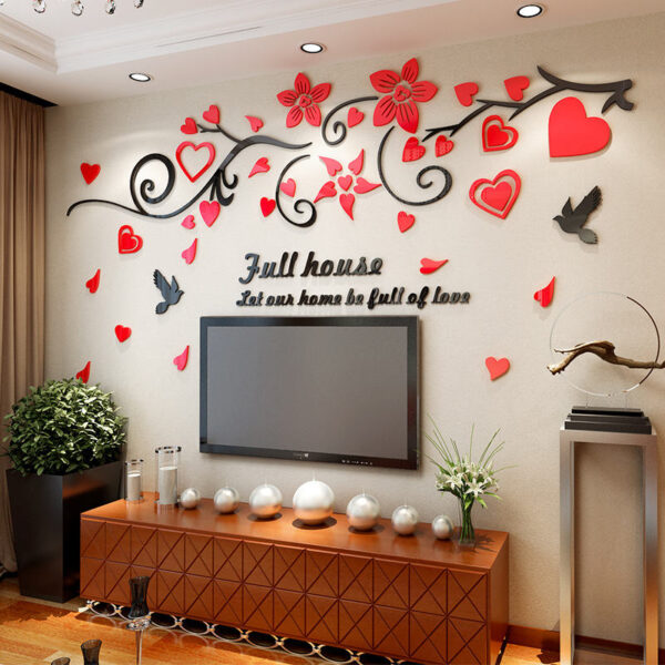 Korean Style Acrylic Wall Sticker